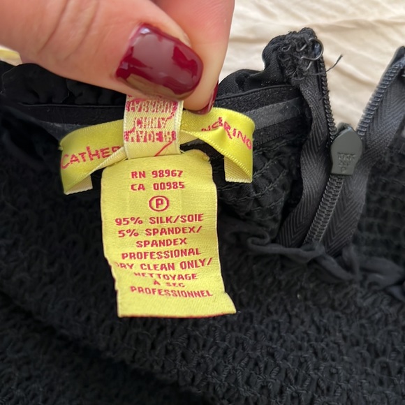 CATHERINE MALANDRINO, Silk Strapless Jumpsuit - Picture 9 of 9